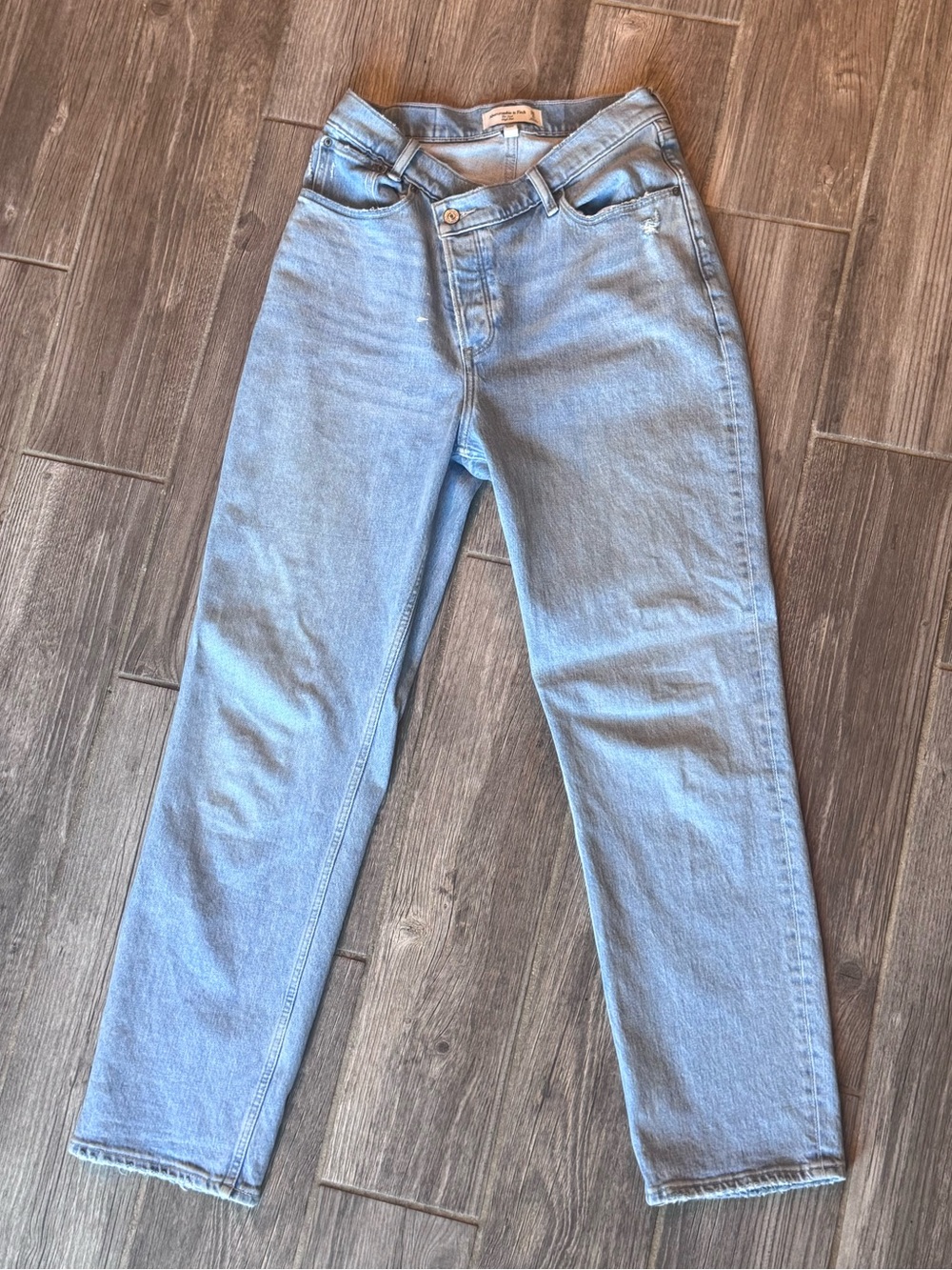 Abercrombie & Fitch Light Blue Straight Leg Jeans